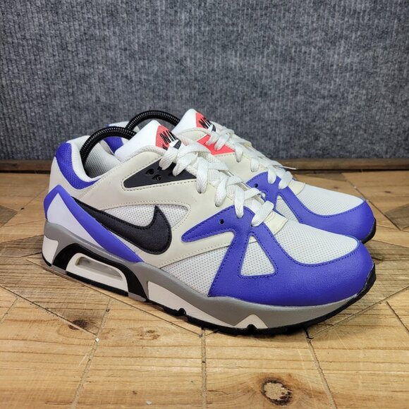 Nike Air Structure Men's 9.5 White Persian Violet Sneakers Retro DC2548-100 - Picture 1 of 11